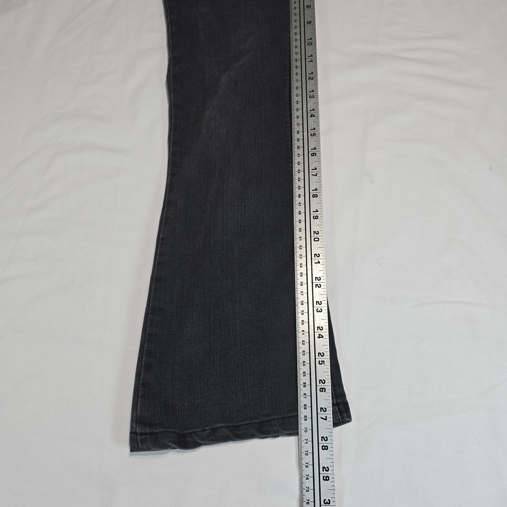 Liverpool Lucy's Bootcut Jeans Black Studded Beatles Revolution Pocket Size 6 - Picture 13 of 16